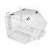 FixtureDisplays® Clear Acrylic Candy Bin with Transparent Plexiglass Candy Dispenser for Treats Display 100868